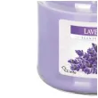 swieca zapachowa w szkle sloiczek lawenda aura 28 h 10 cm