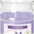 swieca zapachowa w szkle sloiczek lawenda aura 28 h 10 cm