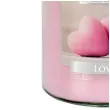 swieca zapachowa w szkle sloik xl love aura 100 h 14 cm