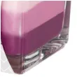 swieca zapachowa w szkle trojbarwna mrozna jagoda bispol 8x8 cm