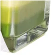 swieca zapachowa w szkle trojbarwna zielona herbata bispol 8x8 cm