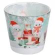 swieca zapachowa w szkle zimowe sowy snow sugar bartek candles 80 90 mm