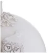 swieca zimowe sowy kula biala bartek candles 80 mm