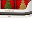 swiece pienkowe choinki czerwone adpal 70 120 mm 4 szt