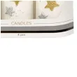 swiece pienkowe gwiazdki biale adpal 70 120 mm 4 szt