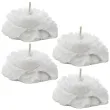 swiece plywajace piwonia bialy partydeco 8 cm 4 szt