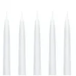 swiece stozkowe classic pastel bialy 24cm 10 szt