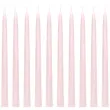 swiece stozkowe classic pastel rozowy jasny partydeco 24 cm 10 szt