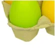 swiece wielkanocne jajka mix bialo zolto zielone adpal 6cm 6szt