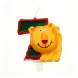 swieczka cyferka 7 zoo lew