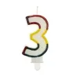 swieczka cyferka z brokatem 3