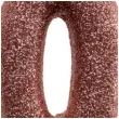 swieczka cyfra 0 glitter dekora rozowe zloto 15 cm