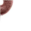 swieczka cyfra 5 glitter dekora rozowe zloto 15 cm