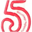 swieczka cyfra 5 wszystkiego najlepszego partypal czerwona 8 cm