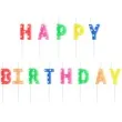 swieczka happy birthday kropki mix partydeco 2 5 cm 13 szt