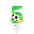 swieczka na tort 5 pilka godan