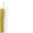 swieczka na tort cyferka 1 brokatowa zlota partypal