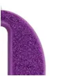 swieczka na tort cyfra 0 fioletowa brokatowa givi 9 5 cm