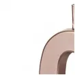 swieczka na tort cyfra 0 rose gold partydeco 9 cm