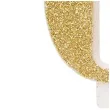 swieczka na tort cyfra 0 zlota brokatowa givi 9 5 cm