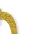 swieczka na tort cyfra 0 zlota partydeco 1 szt