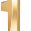 swieczka na tort cyfra 1 pryzmatyczna zloty partypal 6 5 cm