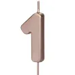 swieczka na tort cyfra 1 rose gold partydeco 9 cm