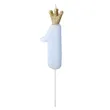 swieczka na tort cyfra 1 w koronie blekitna partydeco 9 5 cm