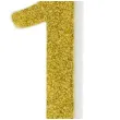 swieczka na tort cyfra 1 zlota partydeco 1 szt