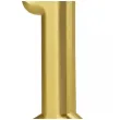 swieczka na tort cyfra 1 zloty partypal 10 cm