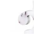 swieczka na tort cyfra 3 platki kwiatow bialy partydeco 8 cm