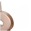 swieczka na tort cyfra 3 rose gold partydeco 9 cm