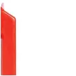 swieczka na tort cyfra 4 czerwona guirca 12 cm