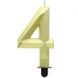 swieczka na tort cyfra 4 diament zlota godan 7 6 cm