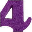 swieczka na tort cyfra 4 fioletowa brokatowa givi 9 5 cm