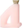 swieczka na tort cyfra 4 w koronie rozowa jasna partydeco 9 5 cm