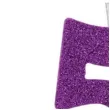 swieczka na tort cyfra 5 fioletowa brokatowa givi 9 5 cm