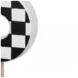 swieczka na tort cyfra 5 szachownica partydeco 5 5 cm