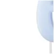 swieczka na tort cyfra 6 w koronie blekitna partydeco 9 5 cm