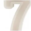 swieczka na tort cyfra 7 bezowy partydeco 10 cm