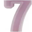 swieczka na tort cyfra 7 fioletowy partydeco 10 cm