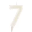 swieczka na tort cyfra 7 fluo dekora 6 cm