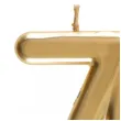 swieczka na tort cyfra 70 zlota santex 9 cm