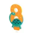 swieczka na tort cyfra 8 dinozaury partypal 8 2 cm