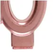 swieczka na tort cyfra 80 rozowe zloto santex 9 cm