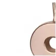 swieczka na tort cyfra 9 rose gold partydeco 9 cm