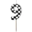 swieczka na tort cyfra 9 szachownica partydeco 5 5 cm