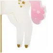 swieczka na tort jednorozec bialy partydeco 9 cm