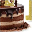 swieczka na tort liczba 18 brokatowa zloty partydeco 8 5 cm