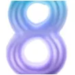 swieczka na tort ombre cyfra 8 fioletowo niebieska arpex 6 cm